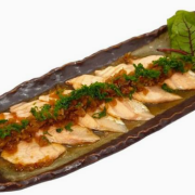 Aburi Salmon Belly Carpaccio