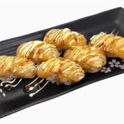 Aburi Scallop Sushi (4 Pcs)